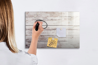 Magnetic dry erase board Wood Board Pattern