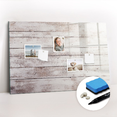 Magnetic dry erase board Wood Board Pattern