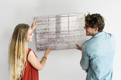 Magnetic dry erase board Wood Board Pattern