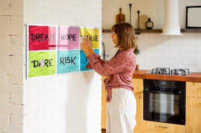 Magnetic dry erase board Motivational Board