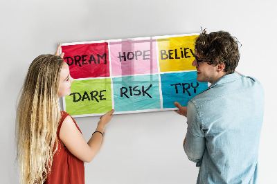 Magnetic dry erase board Motivational Board