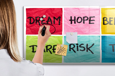 Magnetic dry erase board Motivational Board
