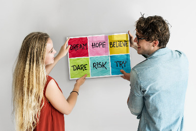 Magnetic dry erase board Motivational Board