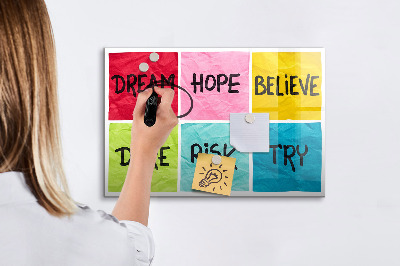 Magnetic dry erase board Motivational Board