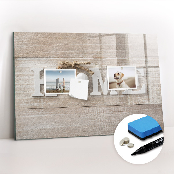 Dry erase magnetic board Inscription House