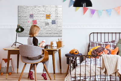 Magnetic dry erase board Brick Wall