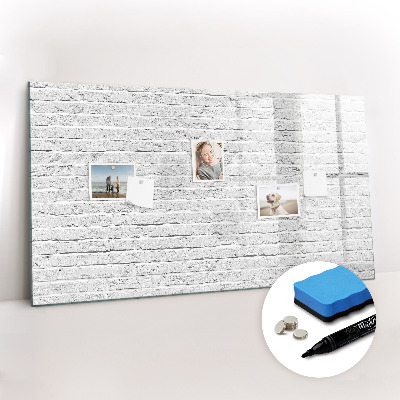 Magnetic dry erase board Brick Wall