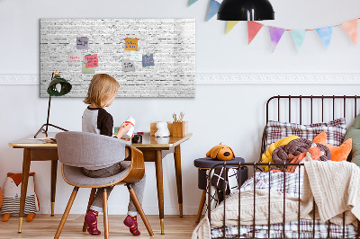 Magnetic dry erase board Brick Wall