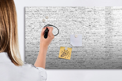 Magnetic dry erase board Brick Wall