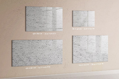 Magnetic dry erase board Brick Wall