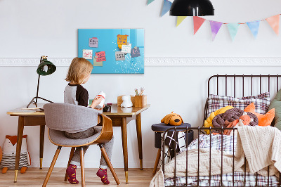 Magnetic dry erase board Light bulb drawing