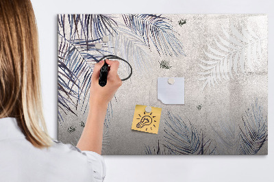 Magnetic dry erase board Palm leaf