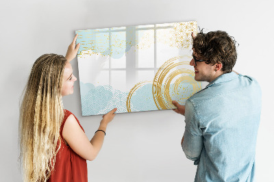 Dry erase magnetic board Decorative pattern