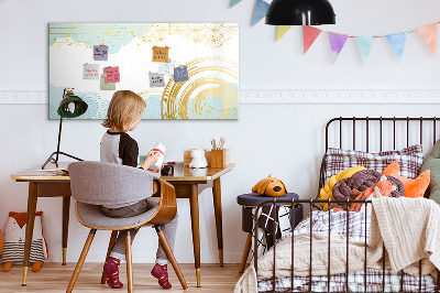 Dry erase magnetic board Decorative pattern