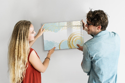 Dry erase magnetic board Decorative pattern