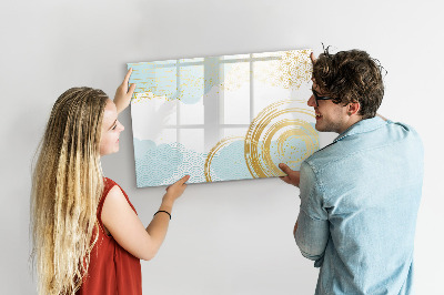 Dry erase magnetic board Decorative pattern