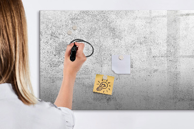 Magnetic dry erase board Concrete wall