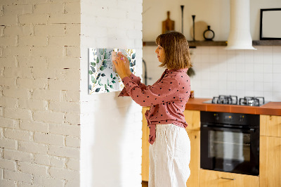 Magnetic drawing board Plants leaves pattern