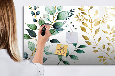 Magnetic drawing board Plants leaves pattern