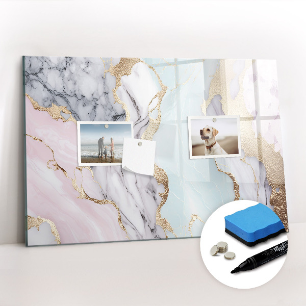Magnetic dry erase board Marble