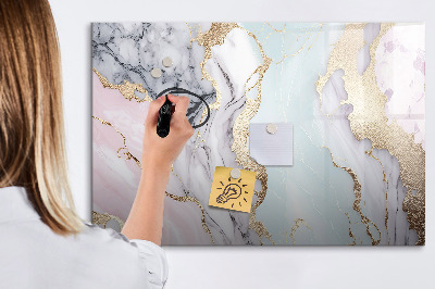 Magnetic dry erase board Marble