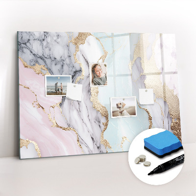 Magnetic dry erase board Marble