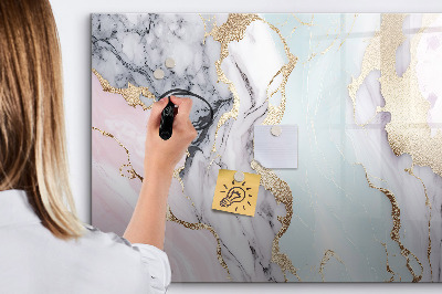 Magnetic dry erase board Marble
