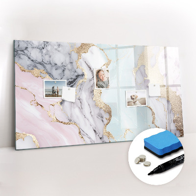 Magnetic dry erase board Marble