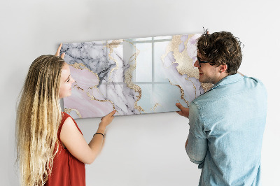 Magnetic dry erase board Marble