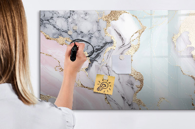 Magnetic dry erase board Marble
