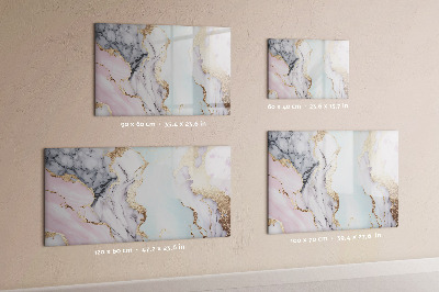 Magnetic dry erase board Marble