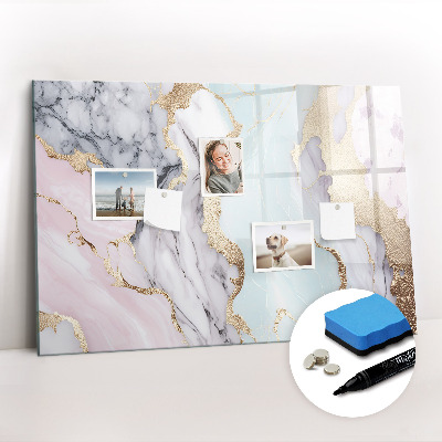 Magnetic dry erase board Marble