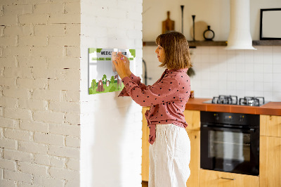 Magnetic dry erase board Lesson plan