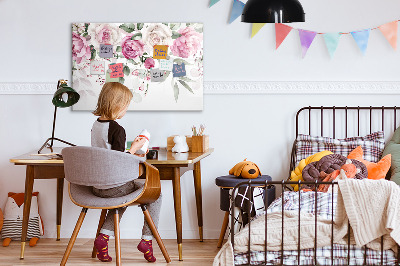 Magnetic drawing board Watercolor roses