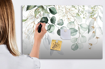 Magnetic dry erase board Hanging plants