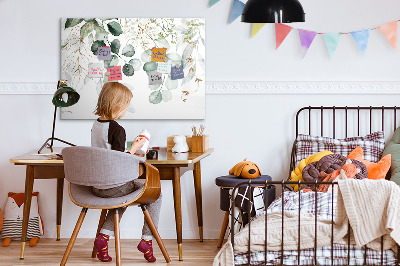 Magnetic dry erase board Hanging plants