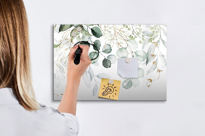 Magnetic dry erase board Hanging plants