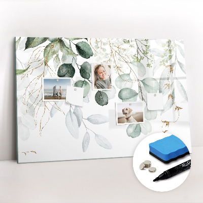 Magnetic dry erase board Hanging plants