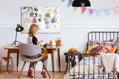 Magnetic dry erase board Hanging plants