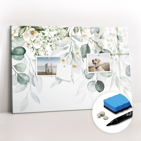 Magnetic dry erase board Plants nature