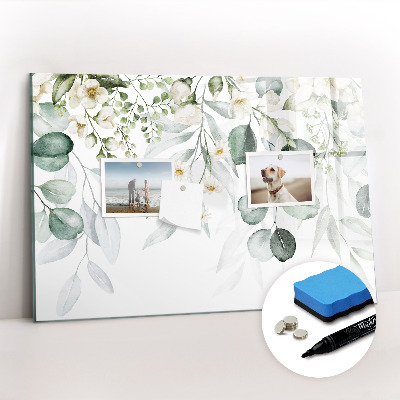 Magnetic dry erase board Plants nature