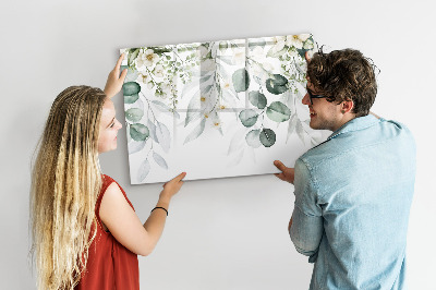 Magnetic writing board Plants nature