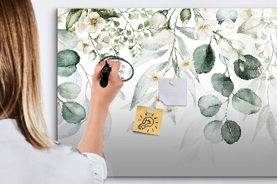 Magnetic dry erase board Plants nature