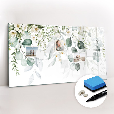 Magnetic dry erase board Plants nature