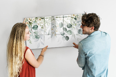 Magnetic dry erase board Plants nature