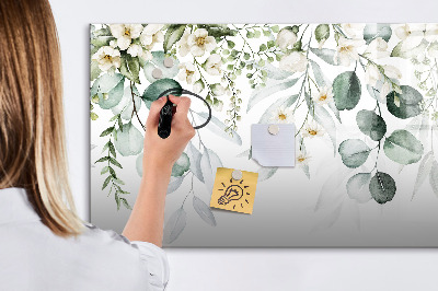 Magnetic dry erase board Plants nature