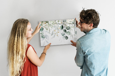 Magnetic dry erase board Plants nature