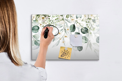 Magnetic dry erase board Plants nature