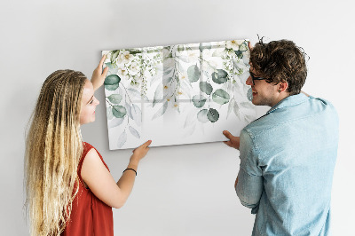 Magnetic dry erase board Plants nature
