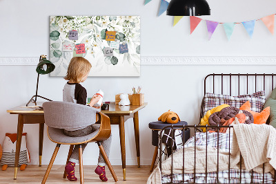 Magnetic dry erase board Plants nature